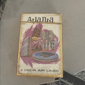 Delta Airlines Vintage Playing Cards - Atlanta